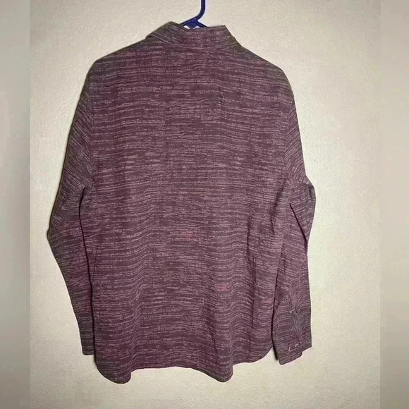 The North Face Mens Long Sleeve Button Down Shirt L Purple Patterned - Picture 2 of 3